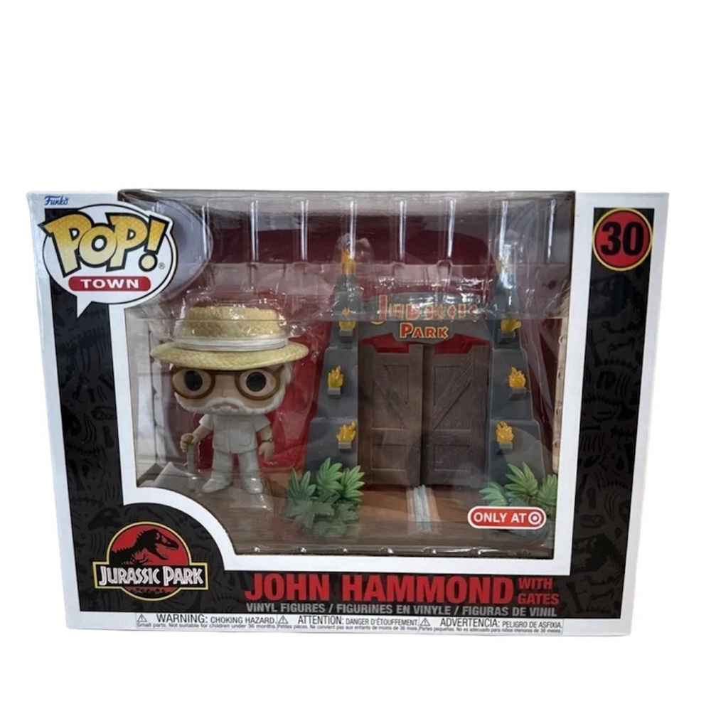 Funko Pop! Town Jurassic Park John Hammond with Gates
